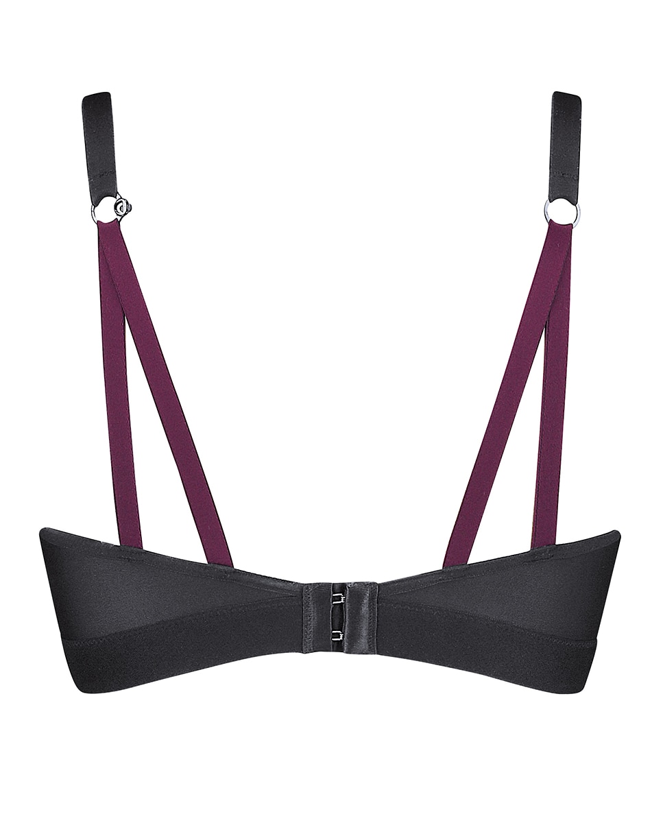 Sujetador deportivo Triaction Free Motion by Triumph sin aro ni relleno - Negro Negro-4