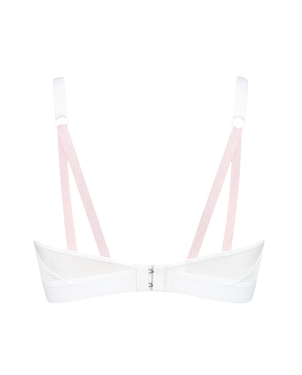 Soutien desportivo Triaction Free Motion sem aro nem enchimento Branco-4