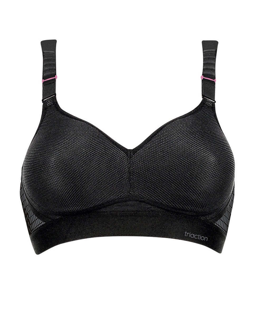 Soutien desportivo Triaction Hybrid liso Preto-4