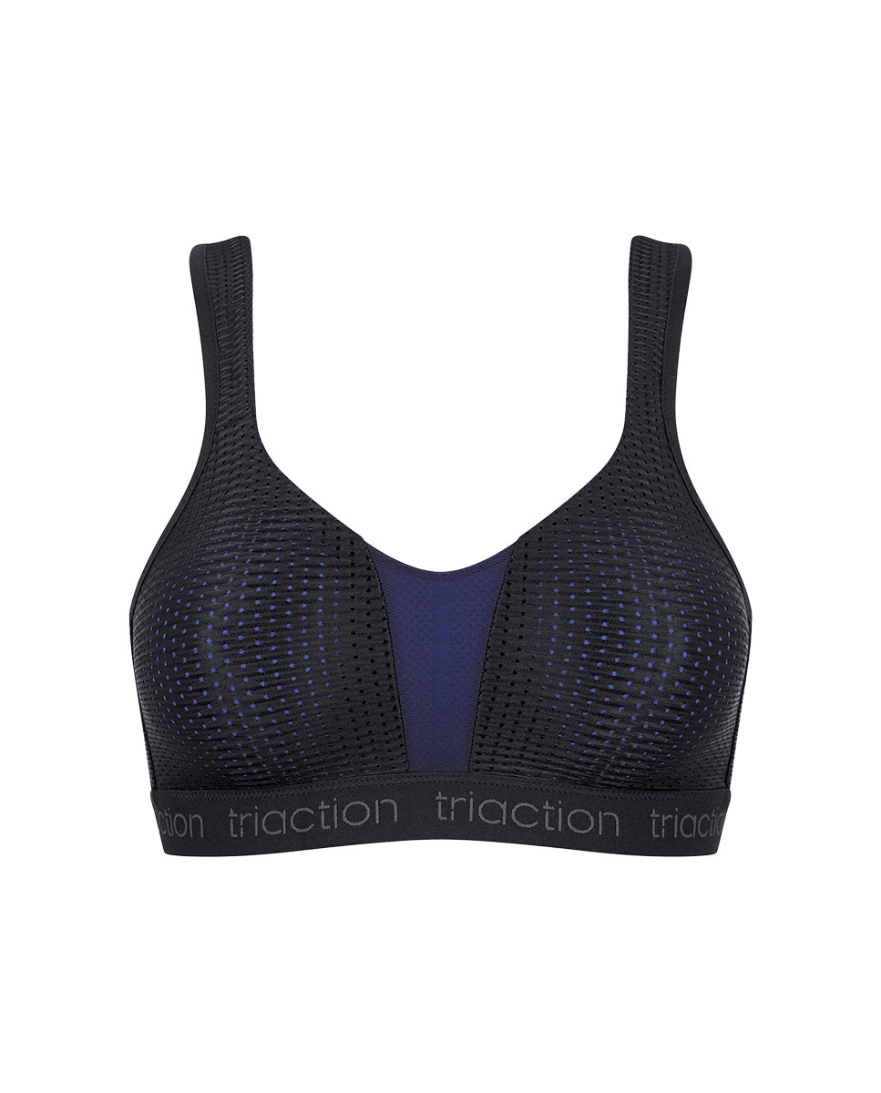 Soutien desportivo triaction sem aro nem enchimento Preto-5