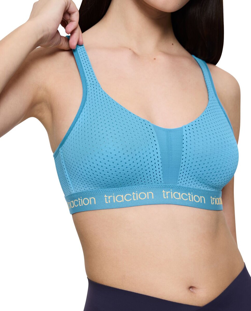 Soutien desportivo triaction sem aro nem enchimento Azul-3