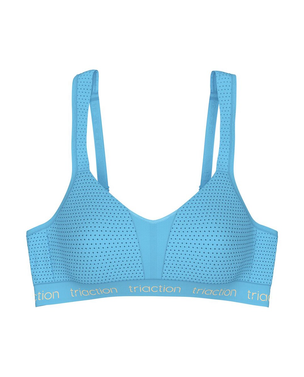Soutien desportivo triaction sem aro nem enchimento Azul-4