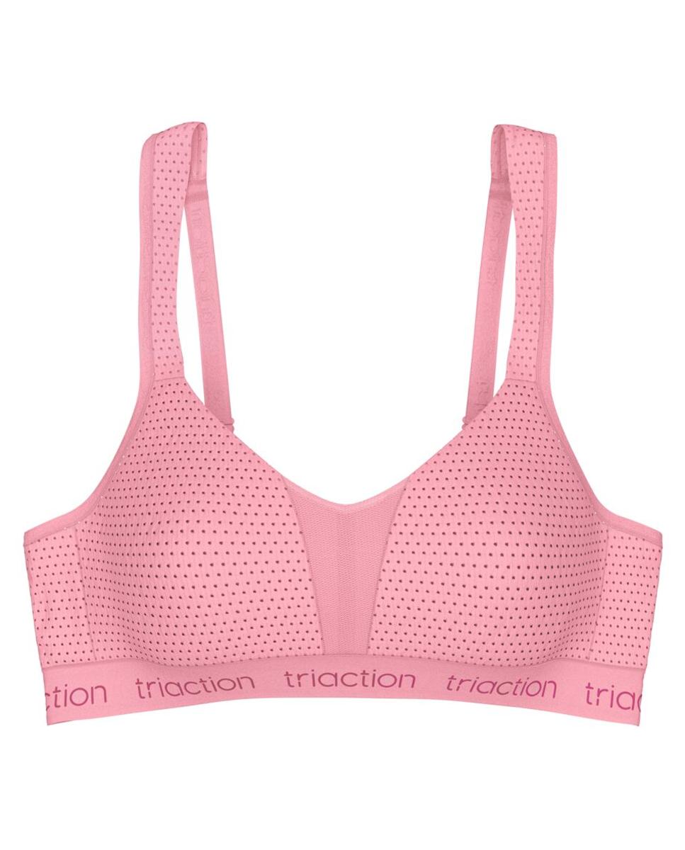 Soutien desportivo triaction sem aro nem enchimento Rosa-claro-4