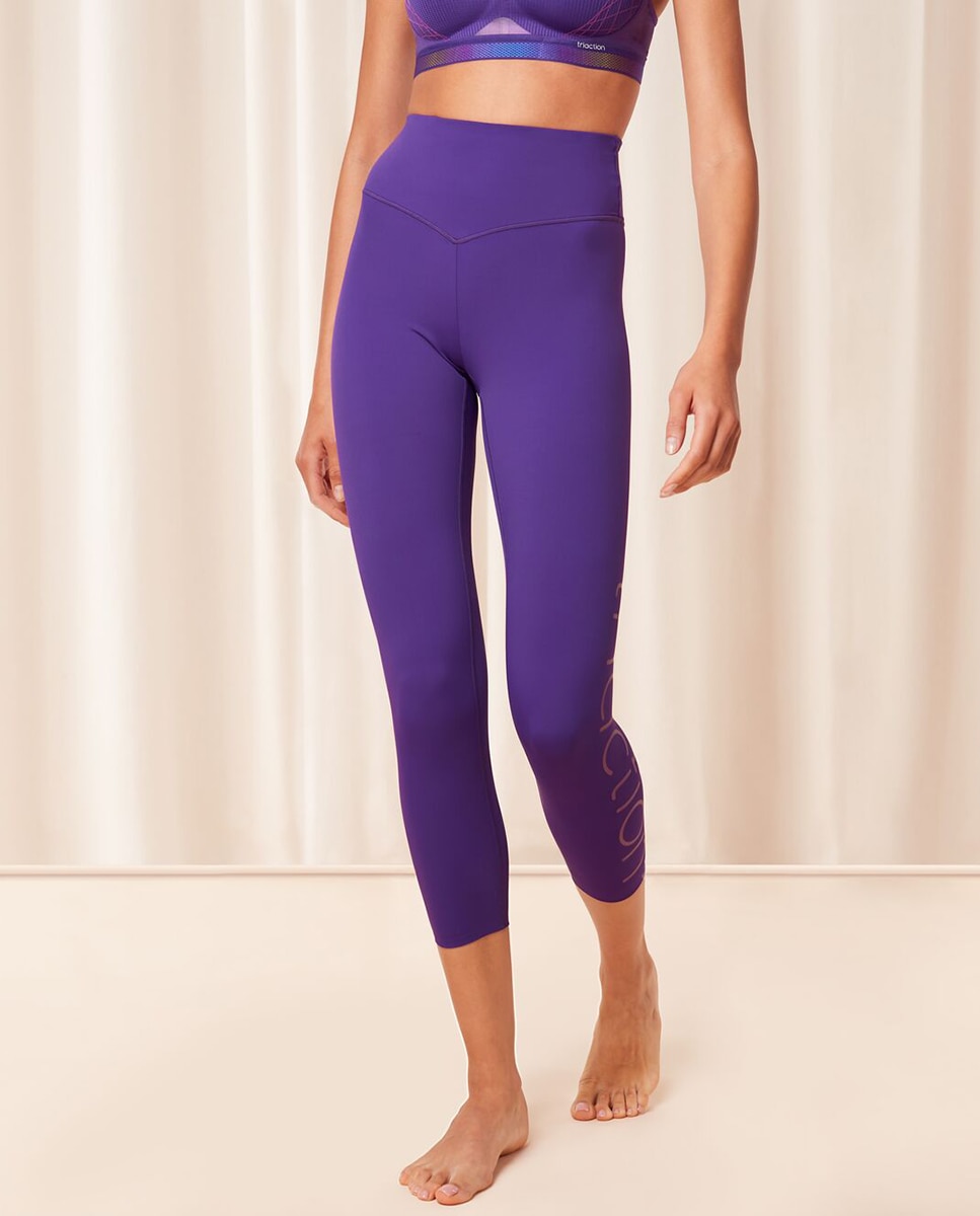 Triaction Cardio 7/8 HW Leggings Logo en 2297 Roxo-2