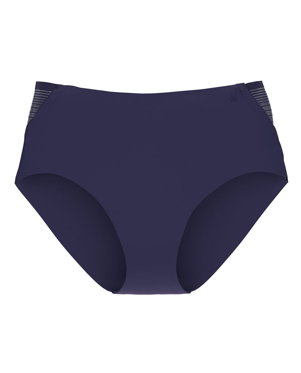 Cueca Maxi Ligeira e sem Costuras Azul-5