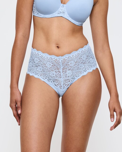 Imagem 0 de Cueca de Cintura Subida Clássica de Renda