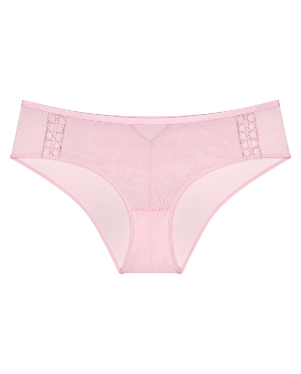 Cueca Hipster com Painel à Frente em Camadas e Detalhe de Olho de Fechadura Atrás Rosa-claro-4