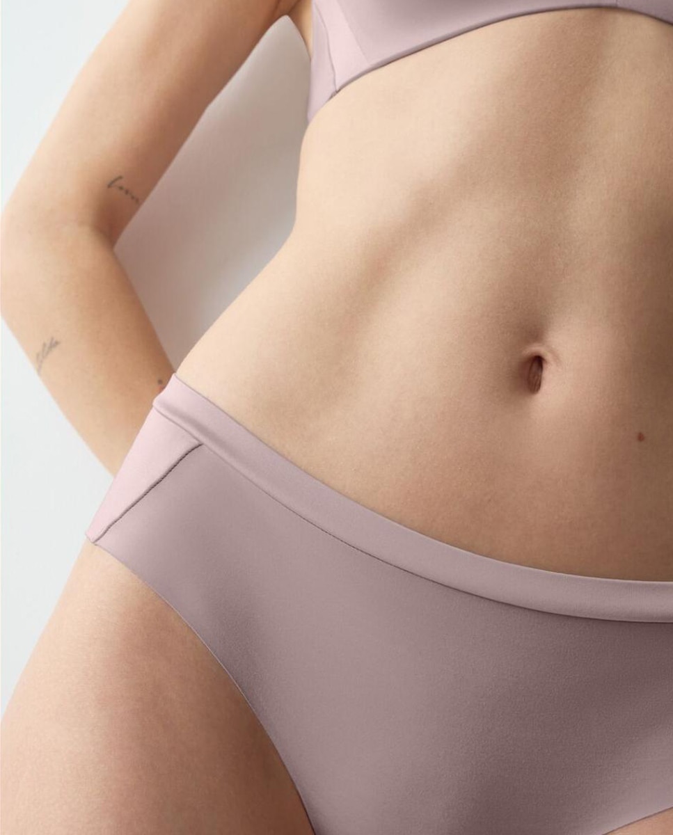 Cueca Estilo Hipster Bege-3
