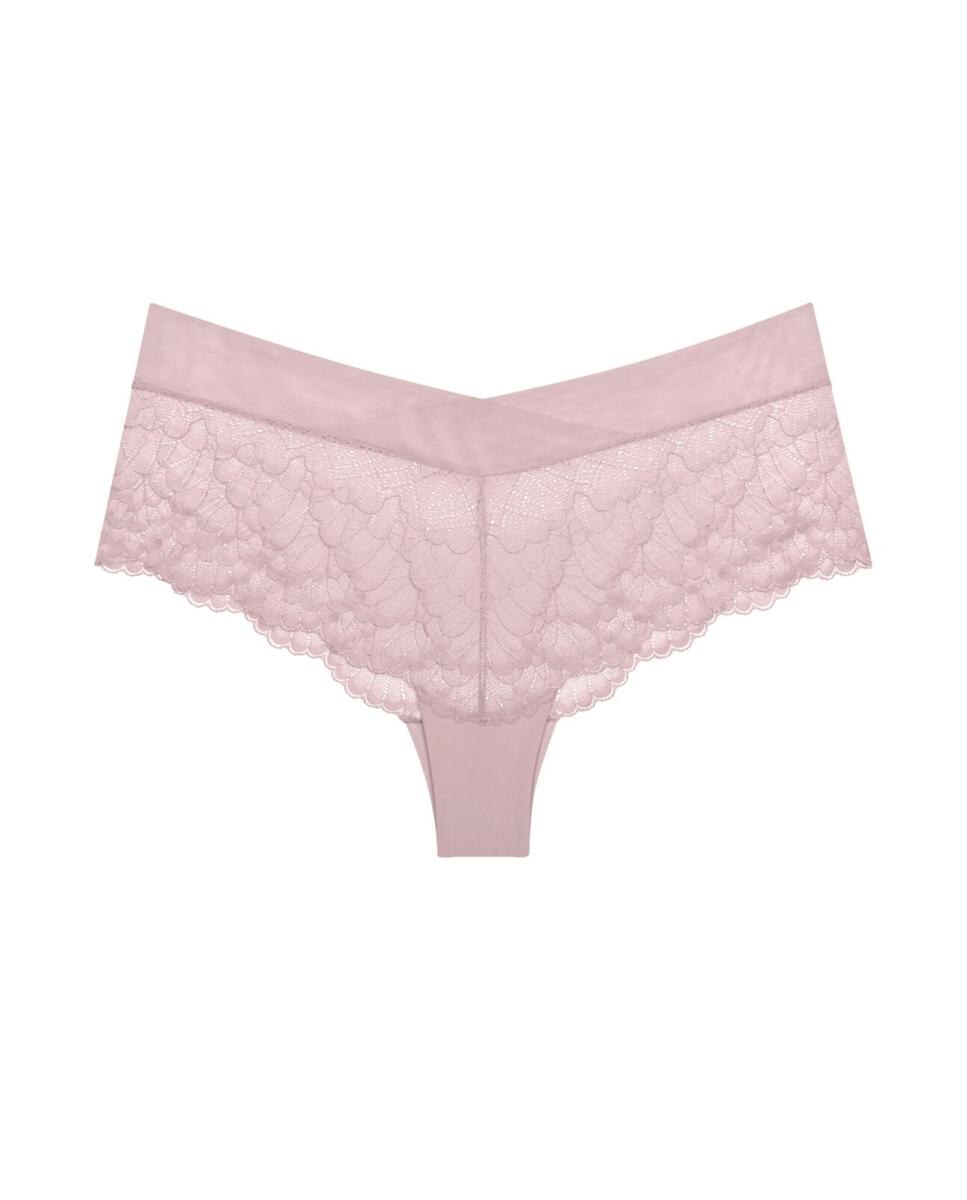 Cueca de Cintura Subida com Cobertura Tipo Shortie Rosa-pastel-4