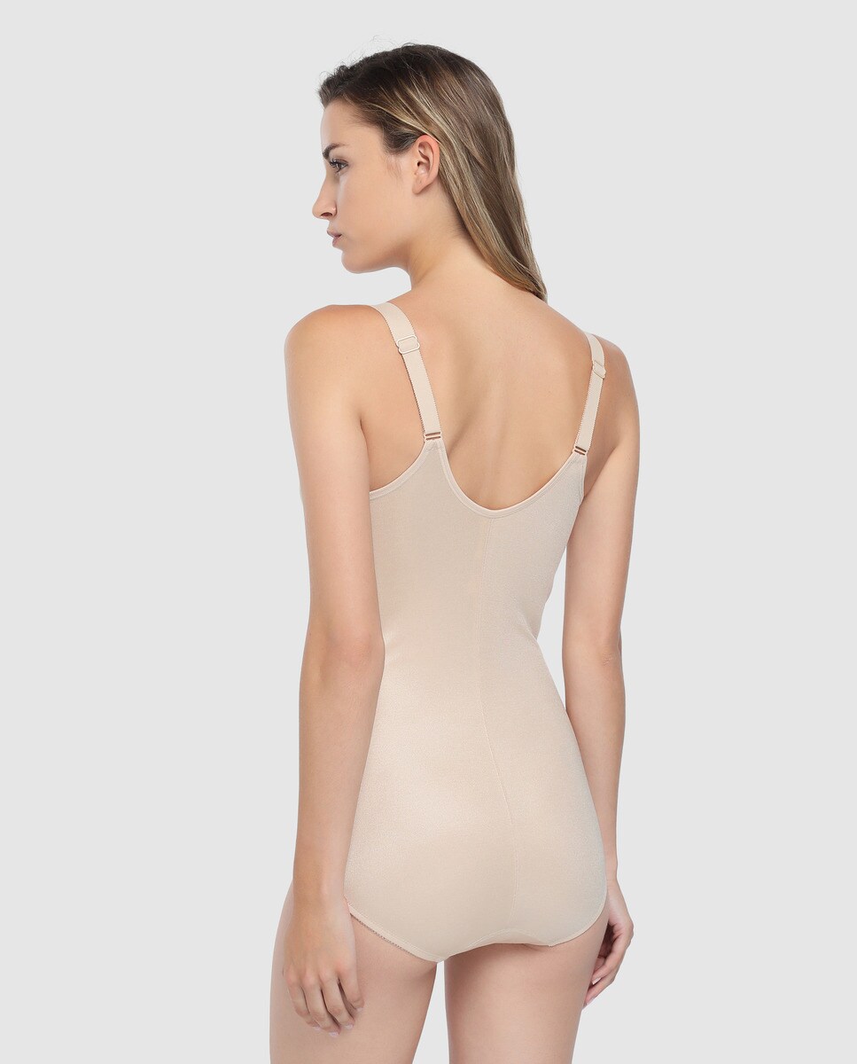 Body Doreen Cotton Triumph com alças Mel-2