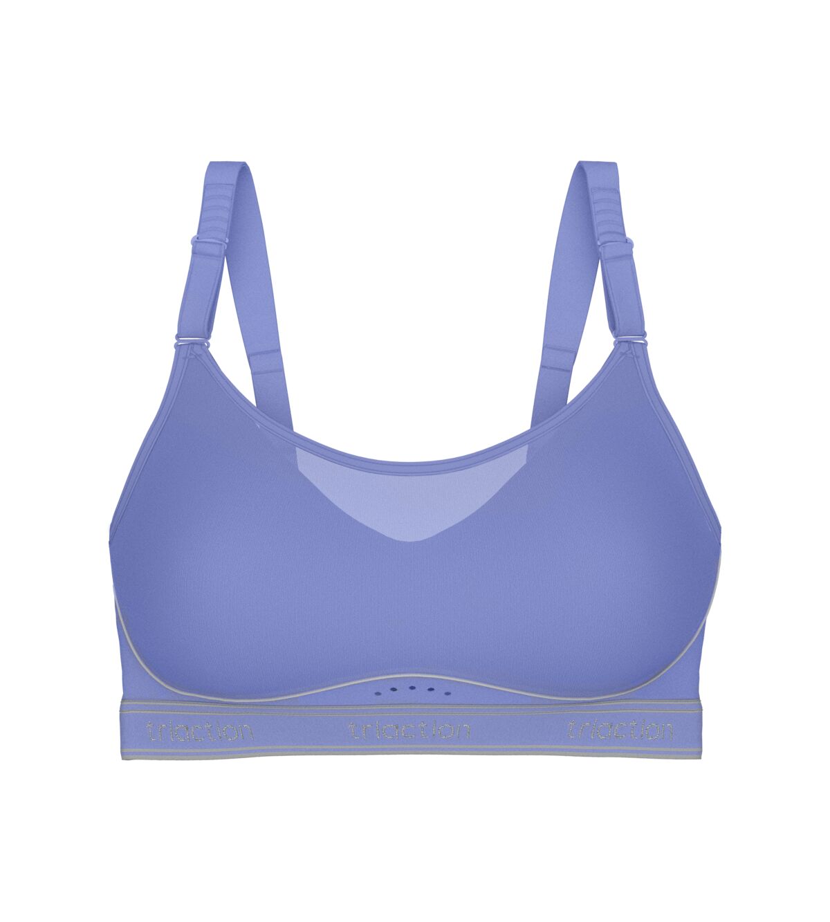Soutien Desportivo de Alto Impacto sem Aros e com Alças Multiposições Azul-4