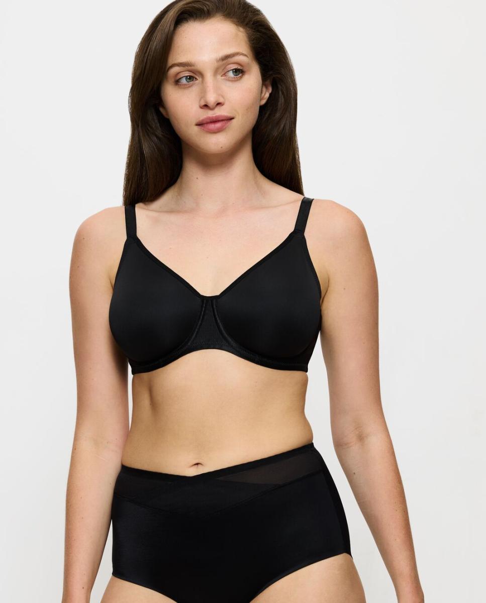 Sujetador de mujer Triumph de capacidad con aro - Negro Negro-1
