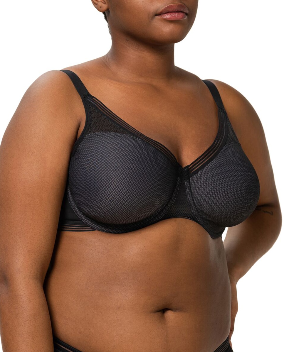 Sujetador Infinite Sen Triumph reductor con aro - Negro Negro-1