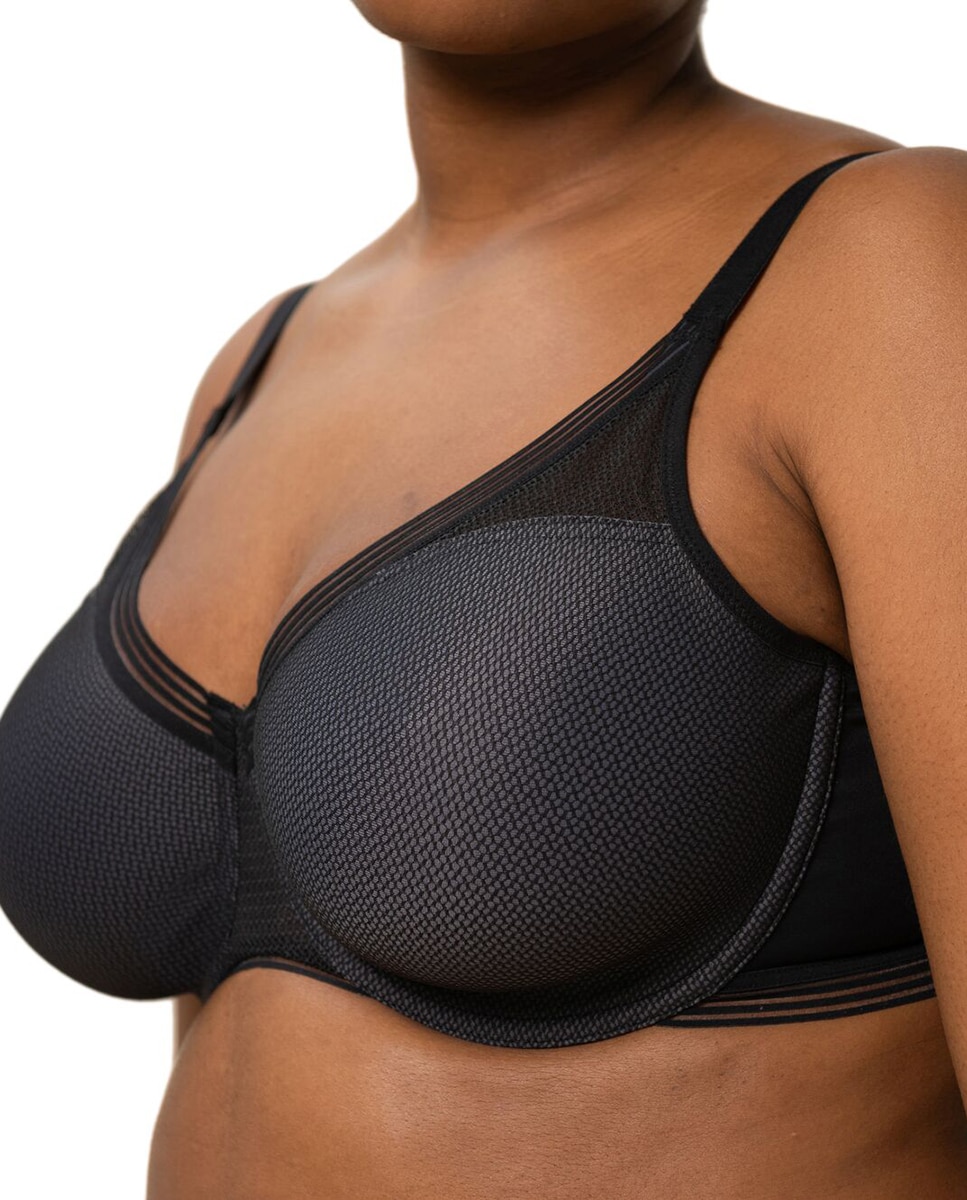 Sujetador Infinite Sen Triumph reductor con aro - Negro Negro-3