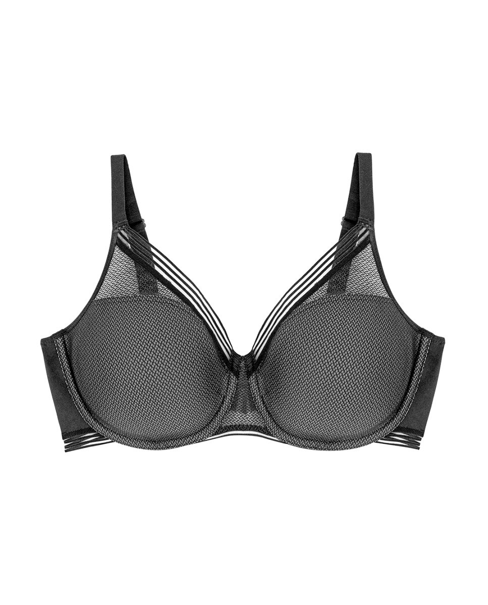Sujetador Infinite Sen Triumph reductor con aro - Negro Negro-4