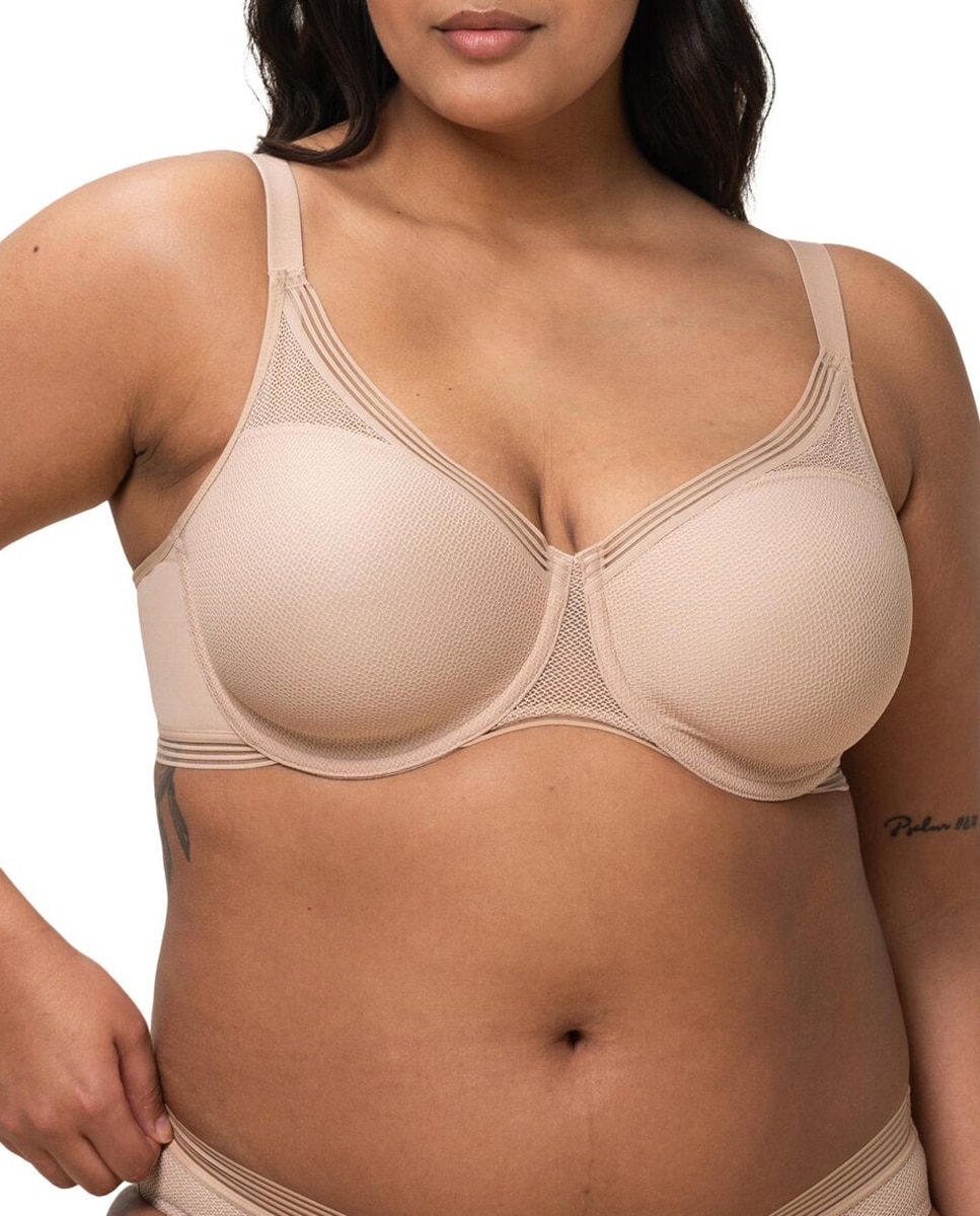 Sujetador Infinite Sen Triumph reductor con aro - Beige Beige-1