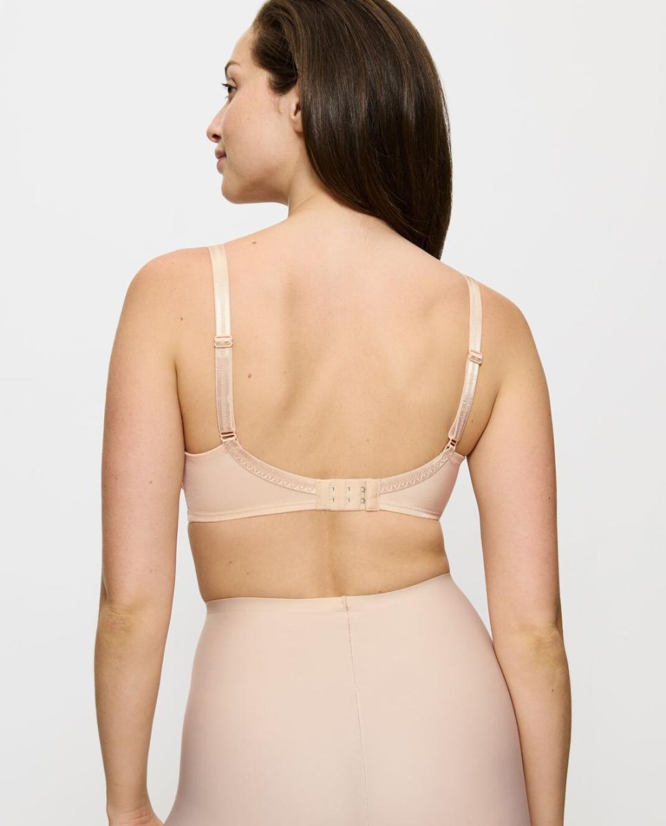 Soutien de mulher Triumph de capacidade com aro Bege-2