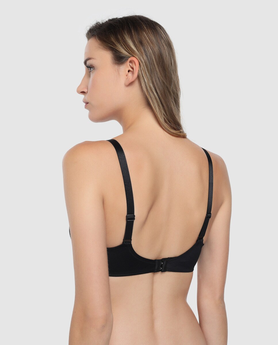 Soutien Contouring Sensation de capacidade com aro Preto-2