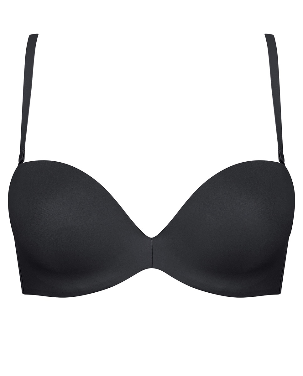 Soutien Push-up com Alças Amovíveis Preto-5
