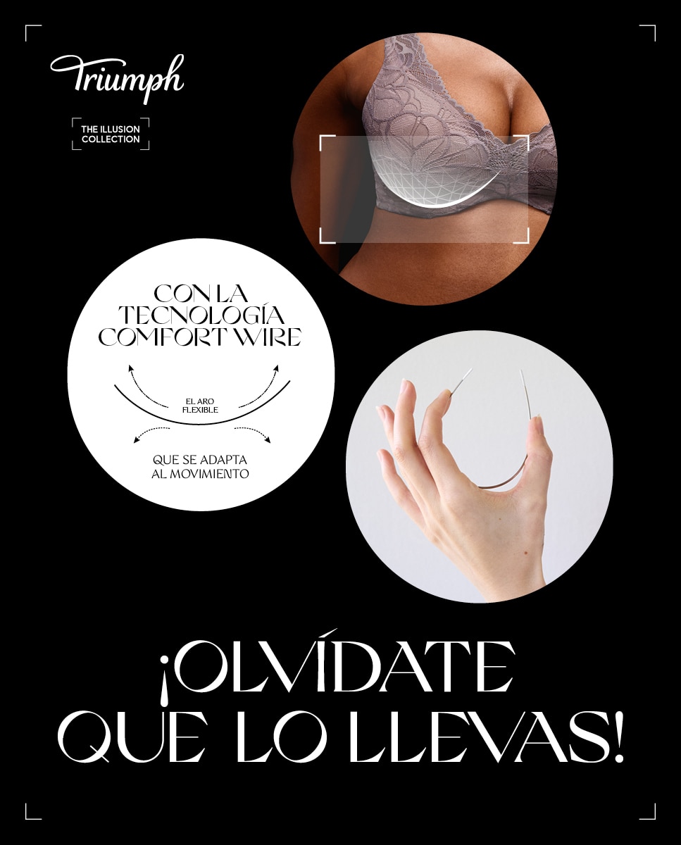 Soutien Body Make Up Illusion Lace Balconette com Aro Flexível e Foam Bege-4