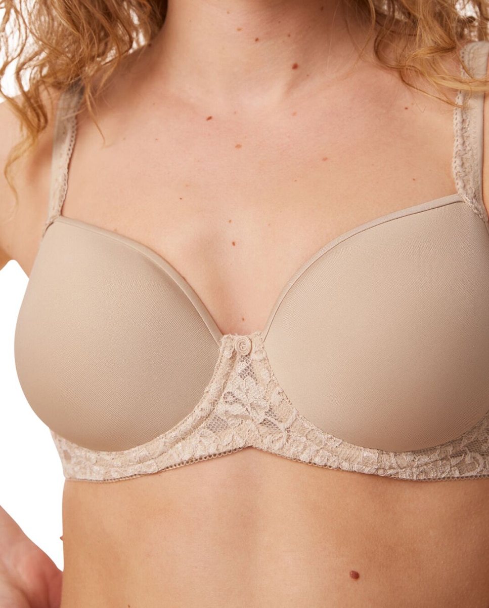 Sujetador básico con aro y foam de capacidad - Triumph - Azul claro Beige-3