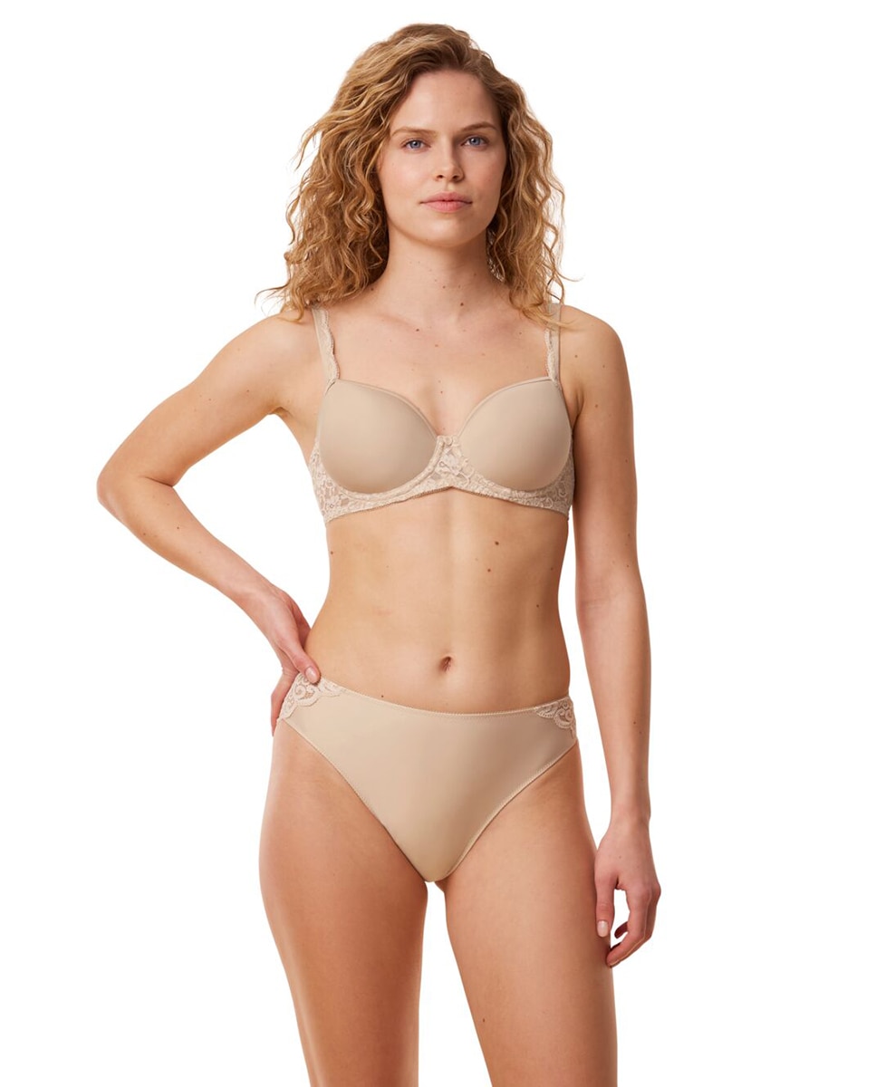 Sujetador básico con aro y foam de capacidad - Triumph - Azul claro Beige-4