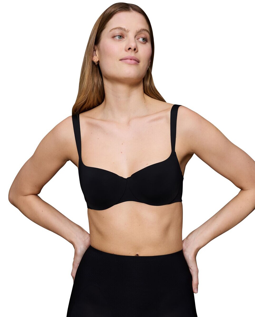 Soutien Balconette com Aro Flexível e Foam Preto-1