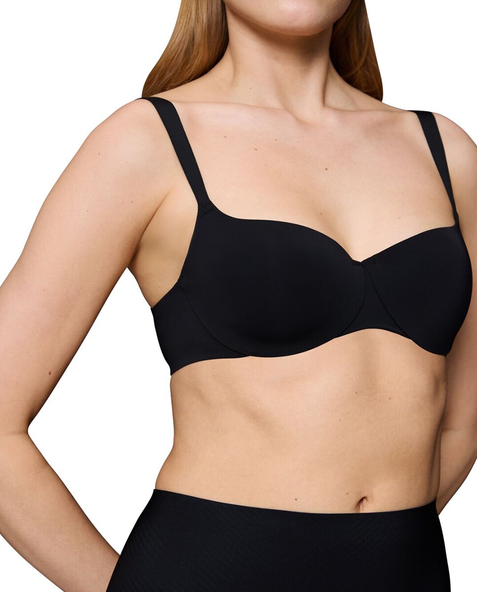 Soutien Balconette com Aro Flexível e Foam Preto-3