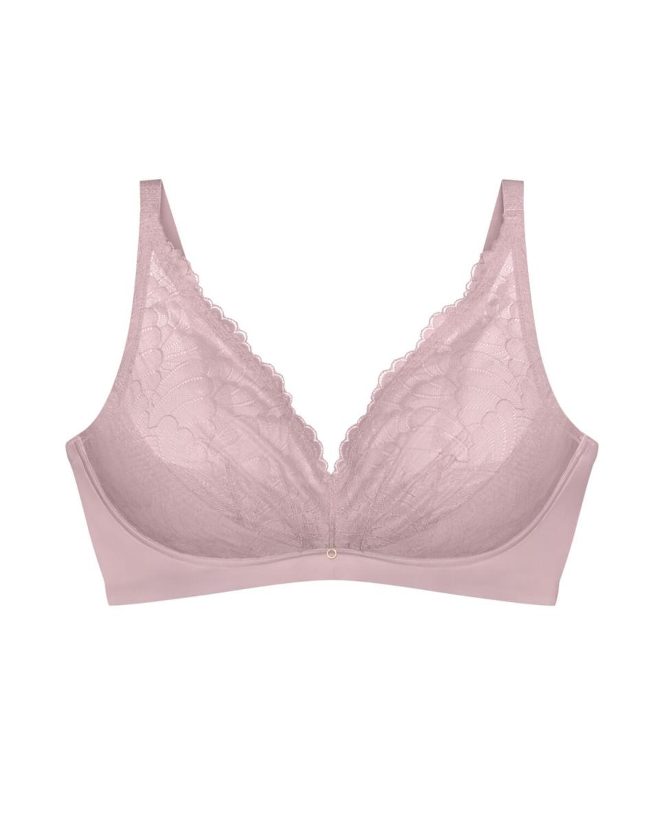 Bralette sin aro con escote profundo - Triumph - Rosa pastel Rosa pastel-4