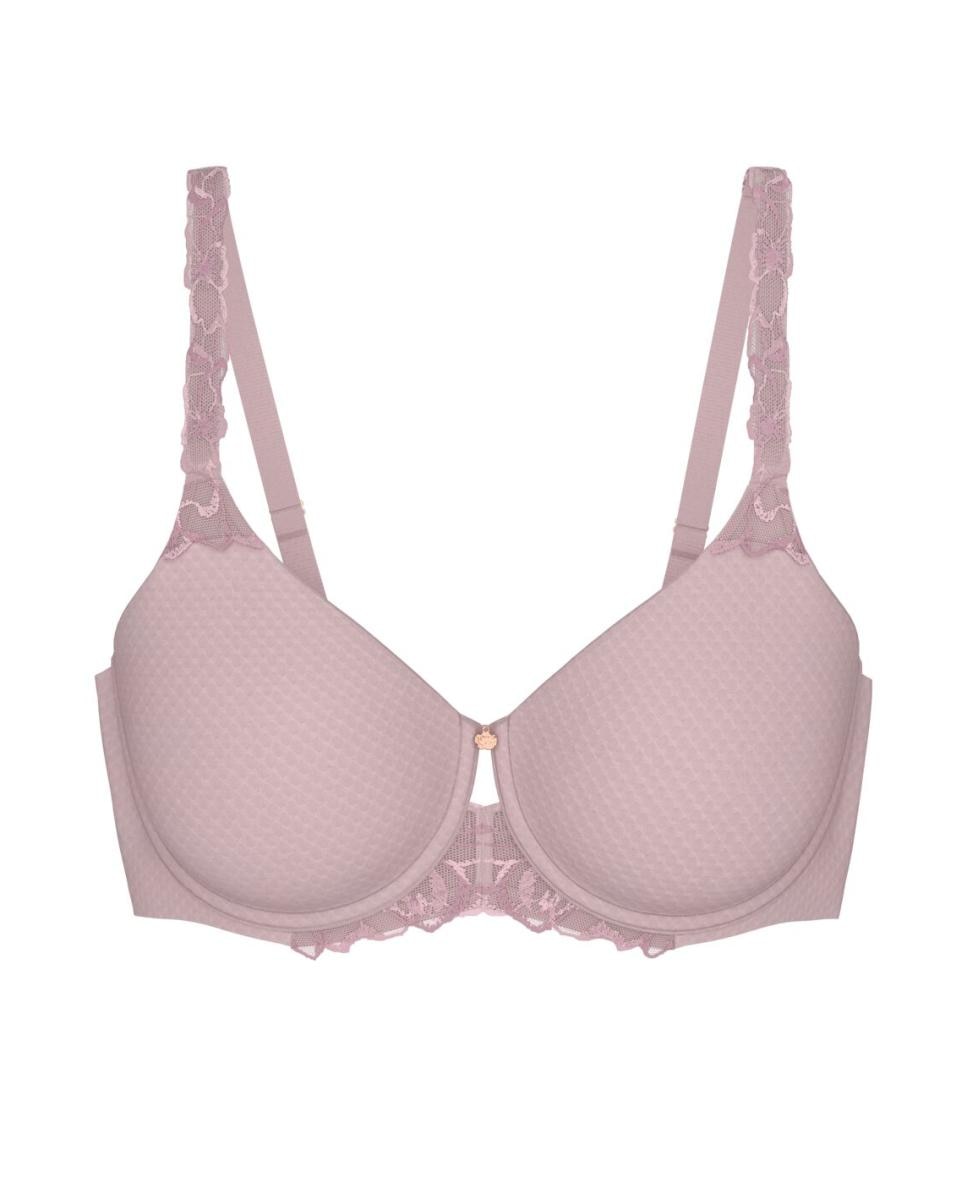 Soutien Redutor com Aros Ergonómicos e Reforço de Malha nas Copas Rosa-pastel-4