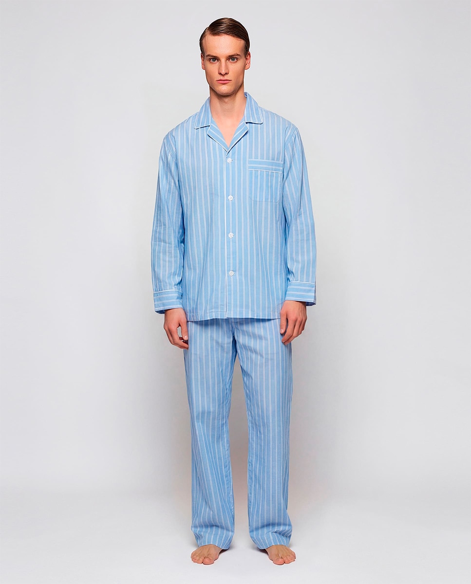 Imagem 0 de Pijama Comprido às Riscas