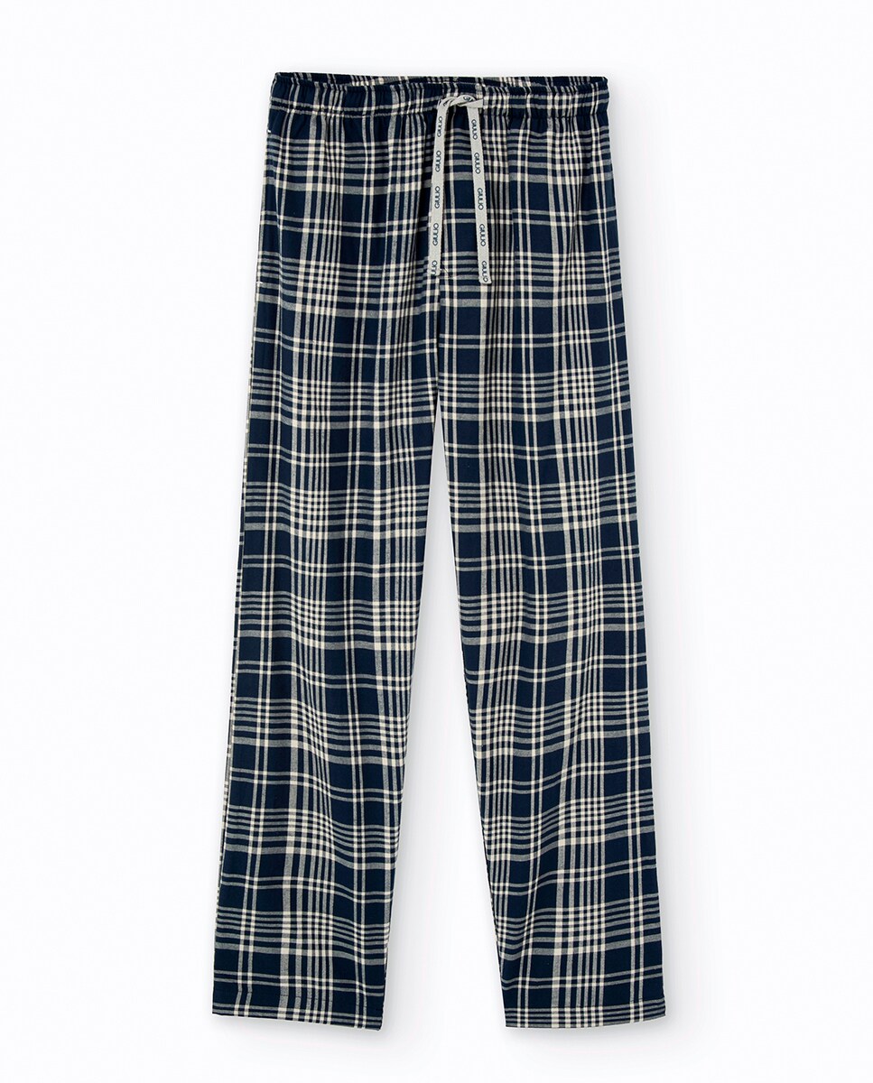 Pijama Combinado com Camisola de Malha Azul-marinho-4