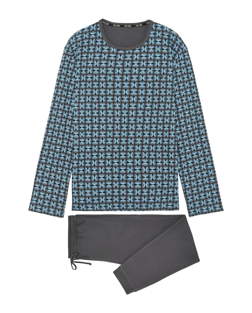 Pijama de Malha com Estampado Multicolor-6