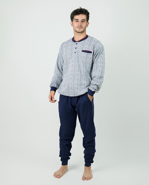 Imagem 0 de Pijama com Gola com Carcela