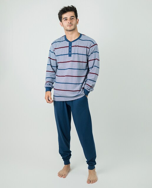 Imagem 0 de Pijama com Gola com Carcela