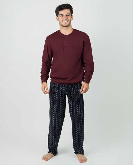 Imagem 0 de Pijama com Gola com Carcela