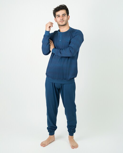 Imagem 0 de Pijama com Gola com Carcela