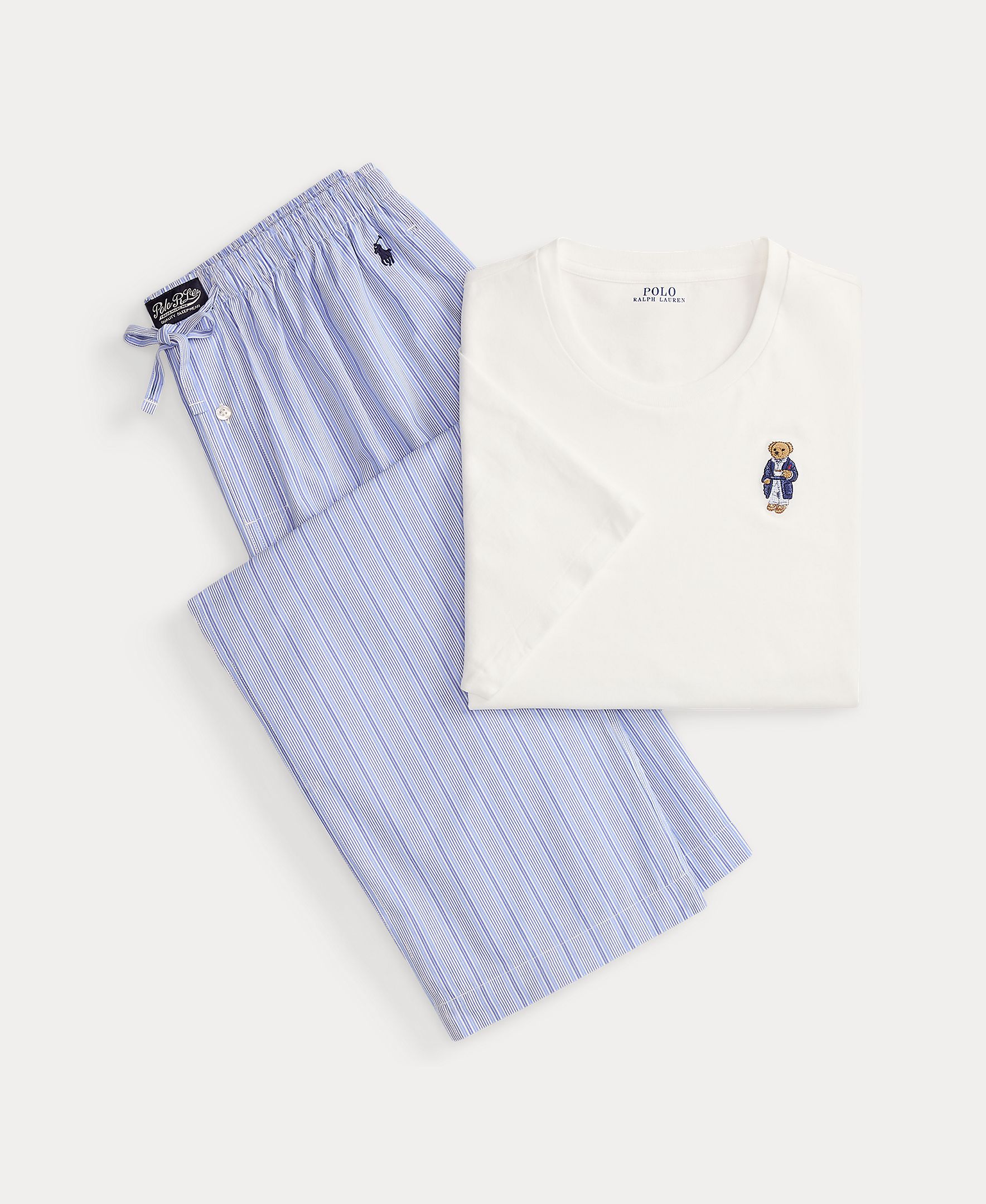 Pijama Comprido Azul-5