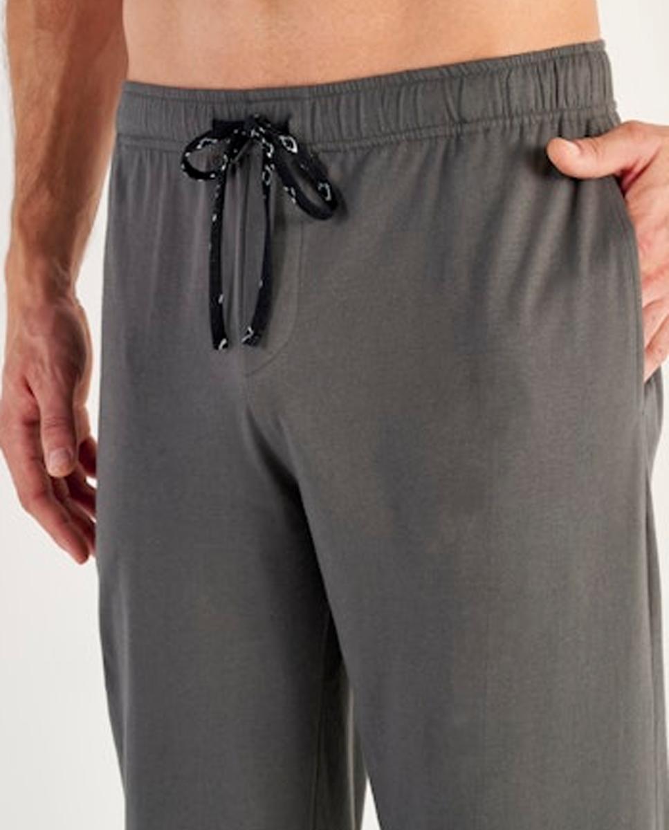 Pijama de Malha Comprido de Algodão com Gola Redonda e Estampado Preto-5
