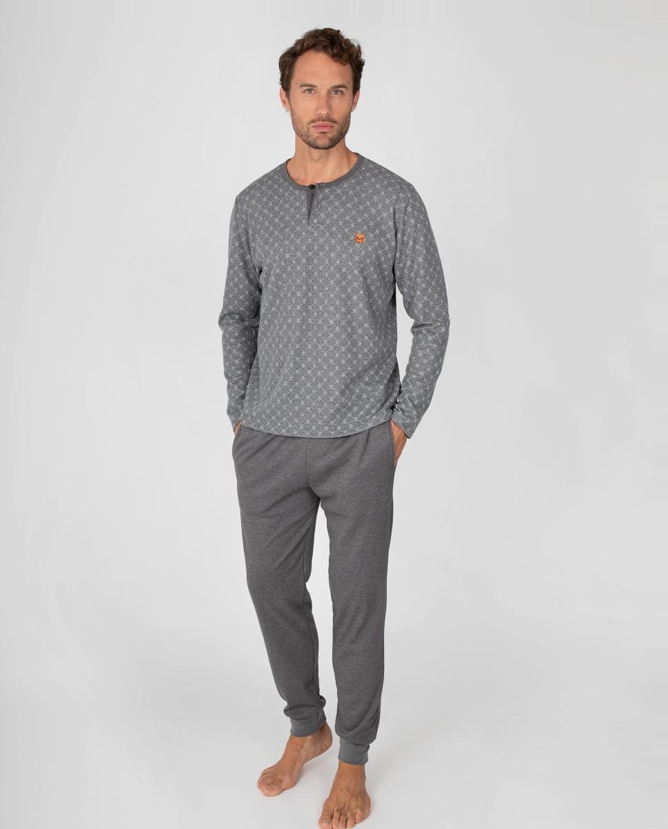 Imagem 0 de Pijama de Malha de Jacquard