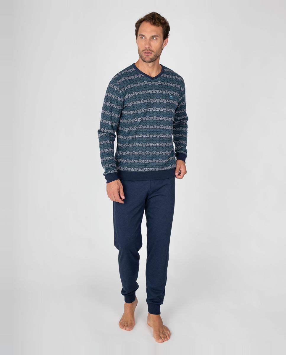 Imagem 0 de Pijama de Malha de Jacquard
