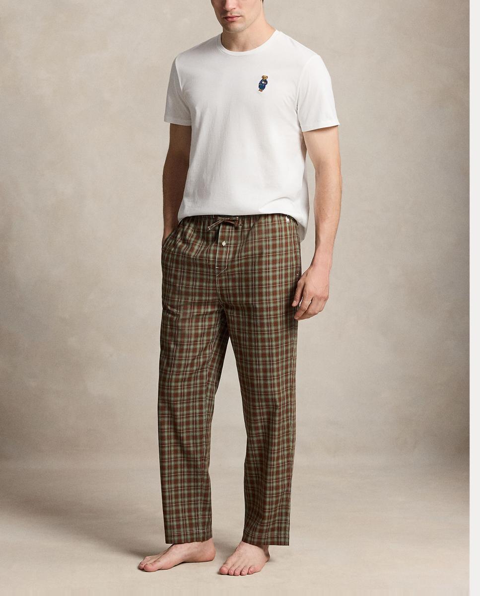 Imagem 0 de Pijama Comprido de Algodão com Polo Bear