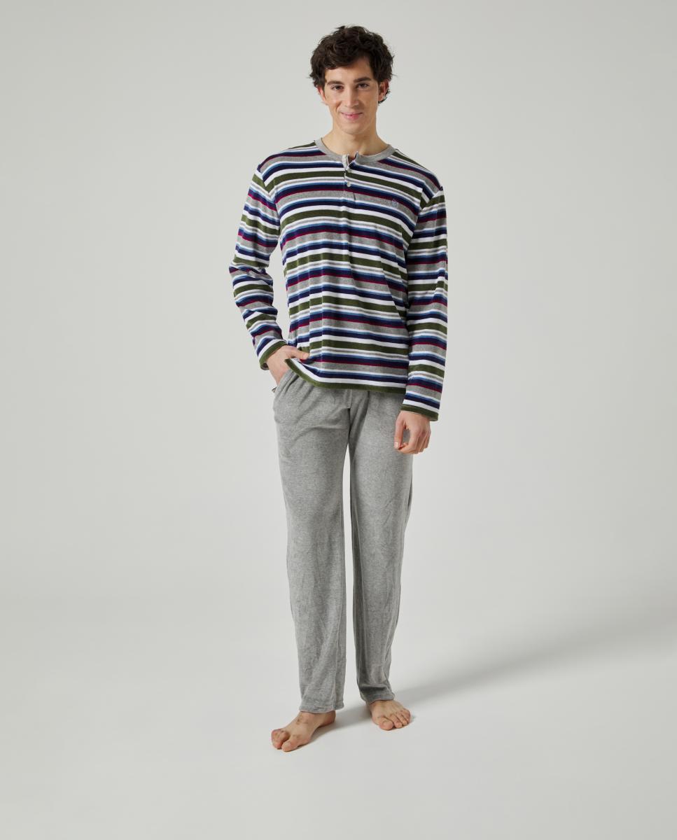 Imagem 0 de Pijama Comprido de Velour