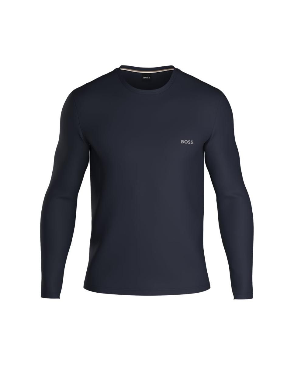 Imagen 3 de Camiseta de pijama manga larga de hombre - Boss - Azul marino Azul marino