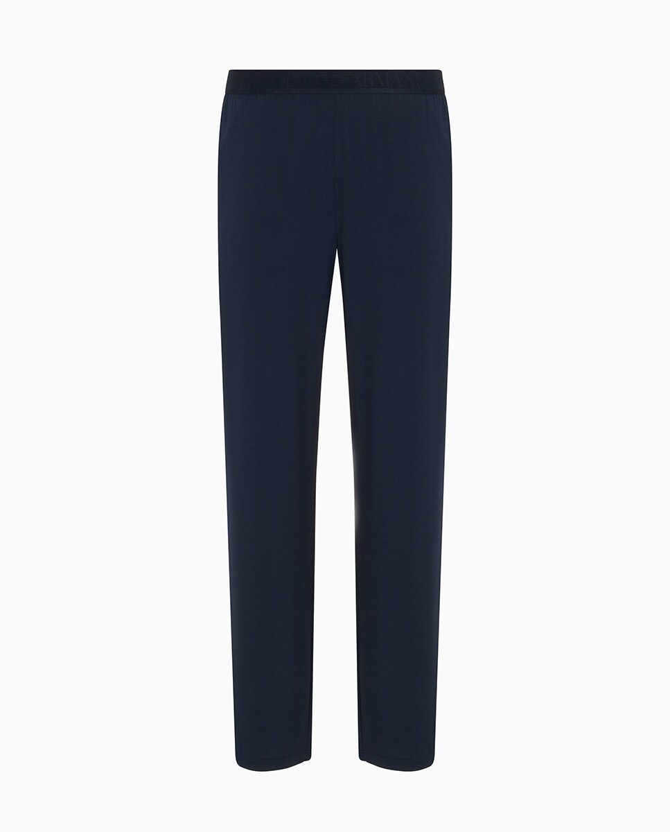 Calças Regular Azul-4