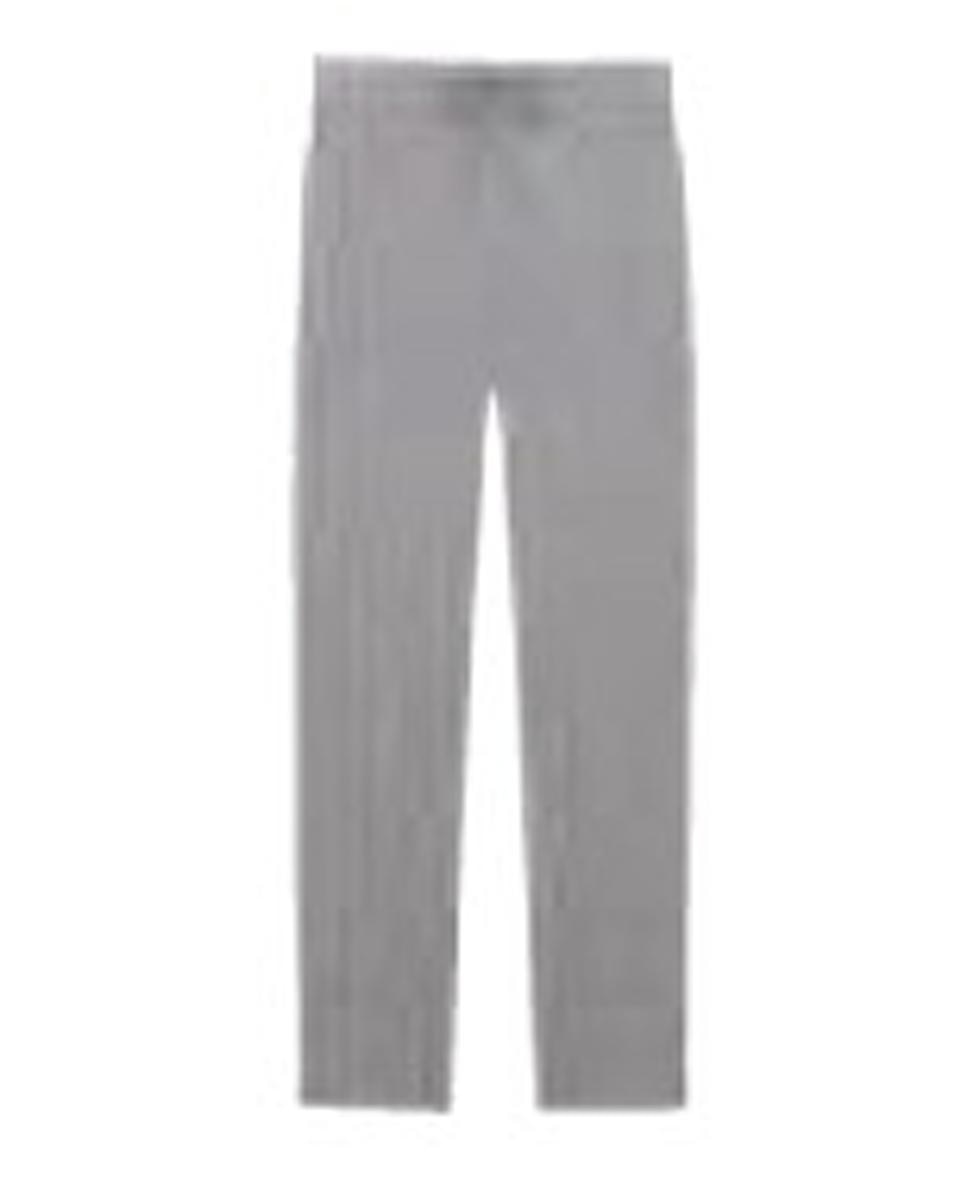 Calças de Pijama de Malha de Modal Cinzento-4