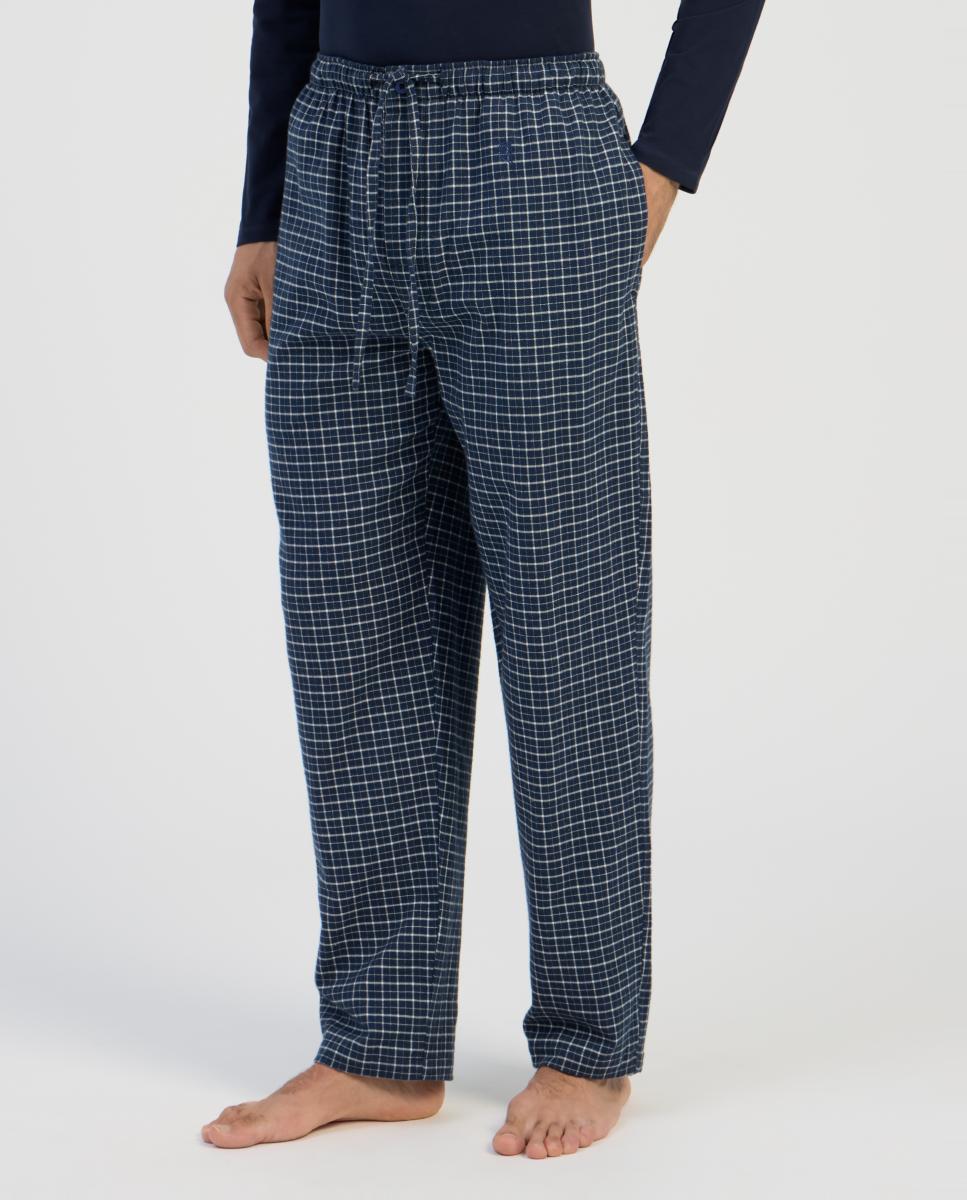 Imagem 0 de Calças de Pijama de Flanela - Azul