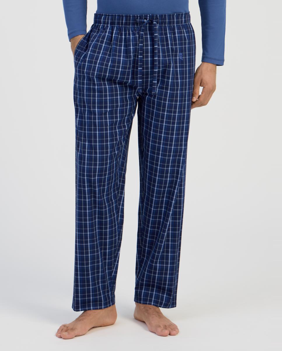 Imagem 0 de Calças de Pijama em Tecido - Azul