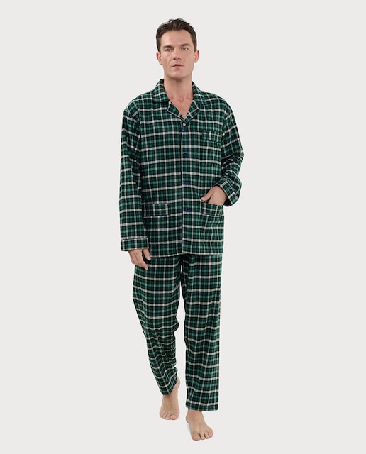 Imagem 0 de Pijama de Flanela com Aba