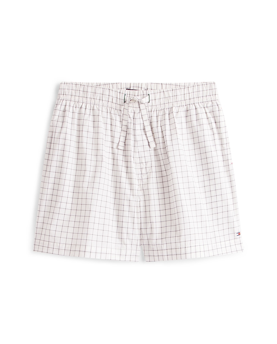 Conjunto de Pijama com Camisa e Calções Branco-6